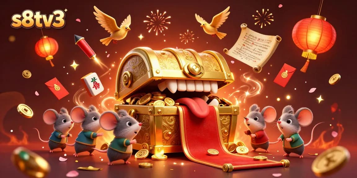 Unleash thrilling wins at s8tv3 with a vibrant scene of treasure and adventure in a magical casino setting.