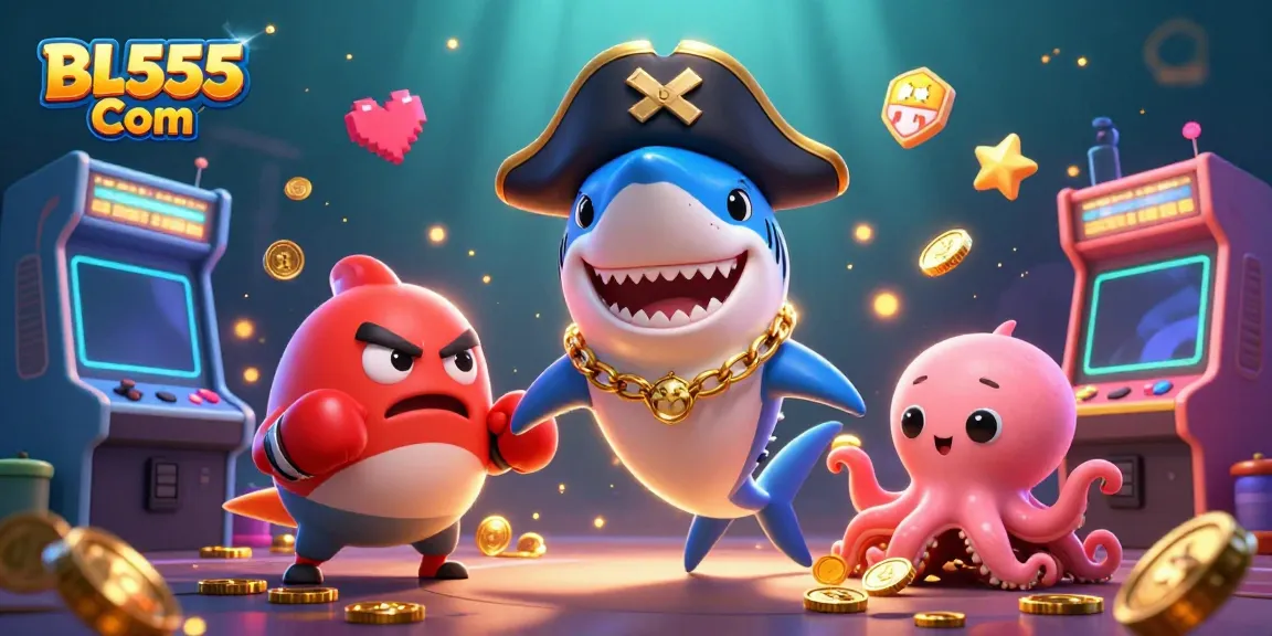 Experience exhilarating gameplay at BL555 Com with vibrant characters and casino-themed elements.