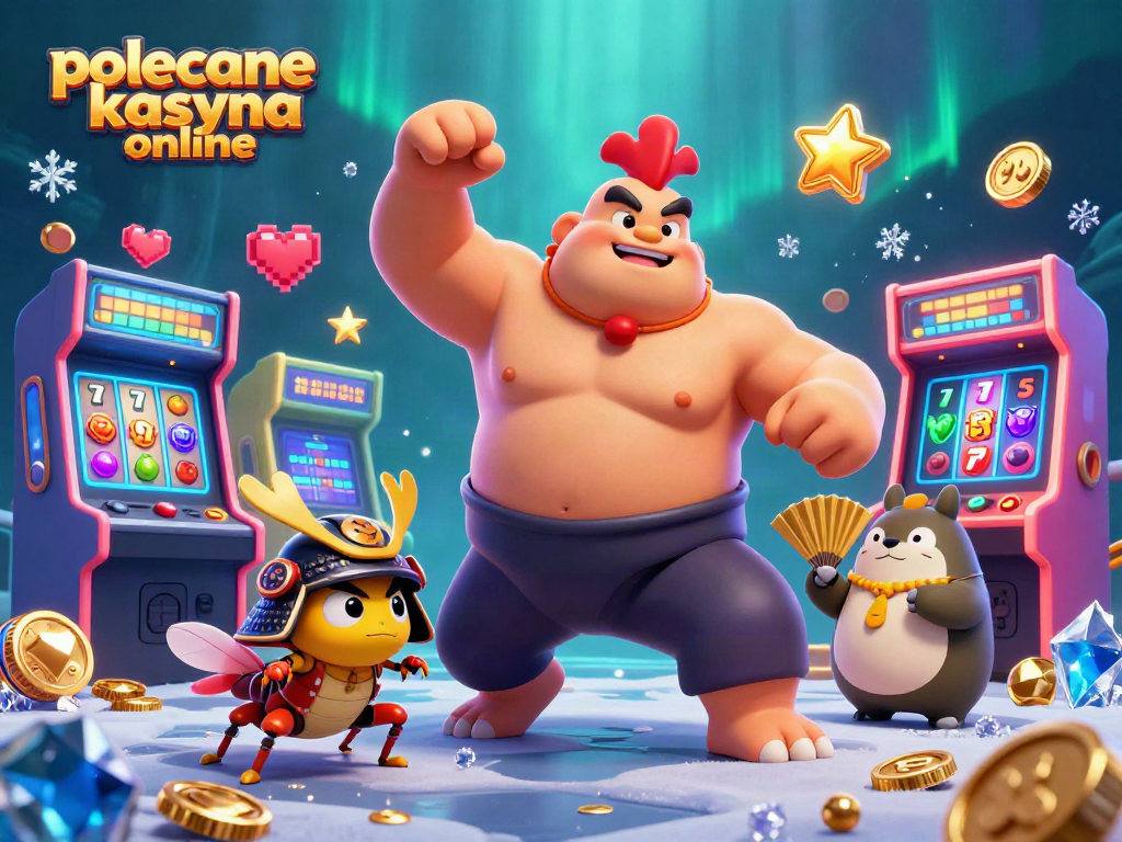 Experience the excitement at polecane kasyna online with a vibrant 3D casino illustration