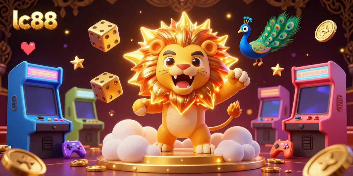 Play at LC88 and immerse in a captivating 3D casino world filled with vibrant game elements.