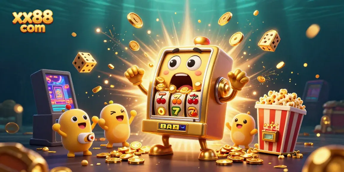 Experience the excitement of xx88 com with dynamic jackpot scenes and vibrant casino elements.