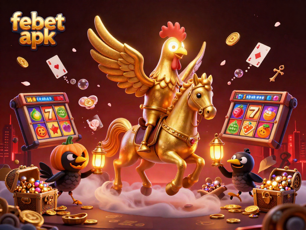 Experience the captivating scene of febet apk in a vibrant casino environment, filled with dynamic gaming elements.