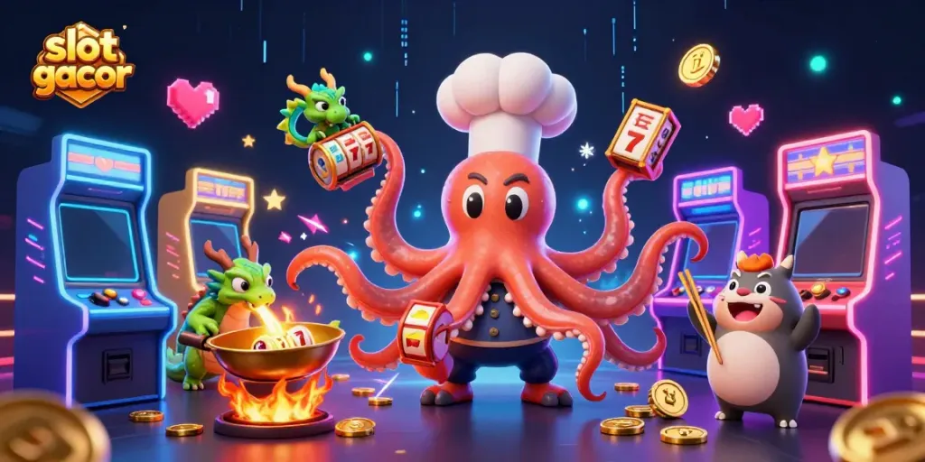 Menggali slot gacor dengan chef sushi cumi-cumi 3D menyajikan kombinasi permainan slot yang memikat