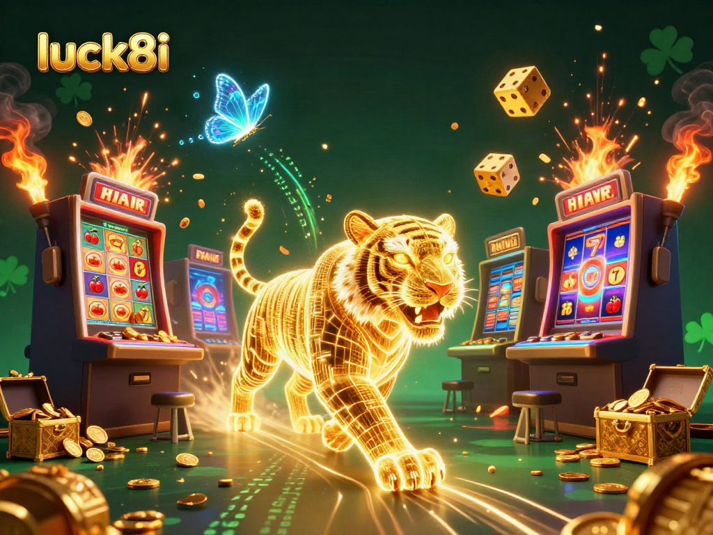 Experience the thrill of luck8i with dynamic casino visuals and vibrant gambling elements.