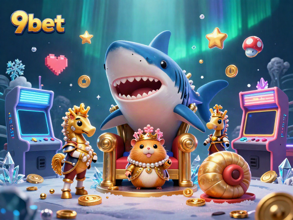Experience thrilling adventures at 9bet casino with playful 3D characters and vivid game elements.