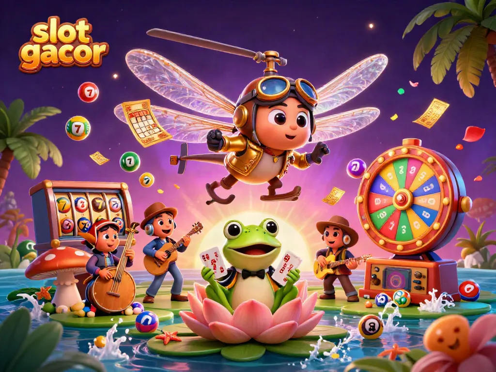 Slot gacor menampilkan karakter 3D di kasino dengan efek dinamis yang menarik perhatian.