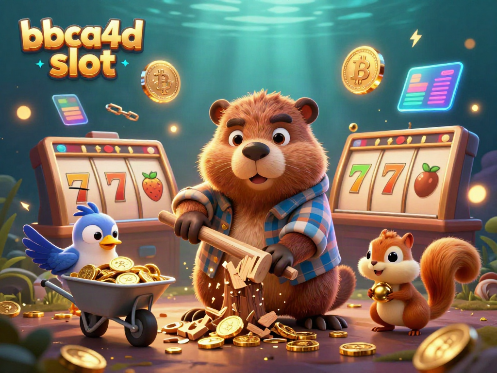 Menangkan jackpot dengan bbca4d slot sambil melihat karakter lucu mengumpulkan koin emas.
