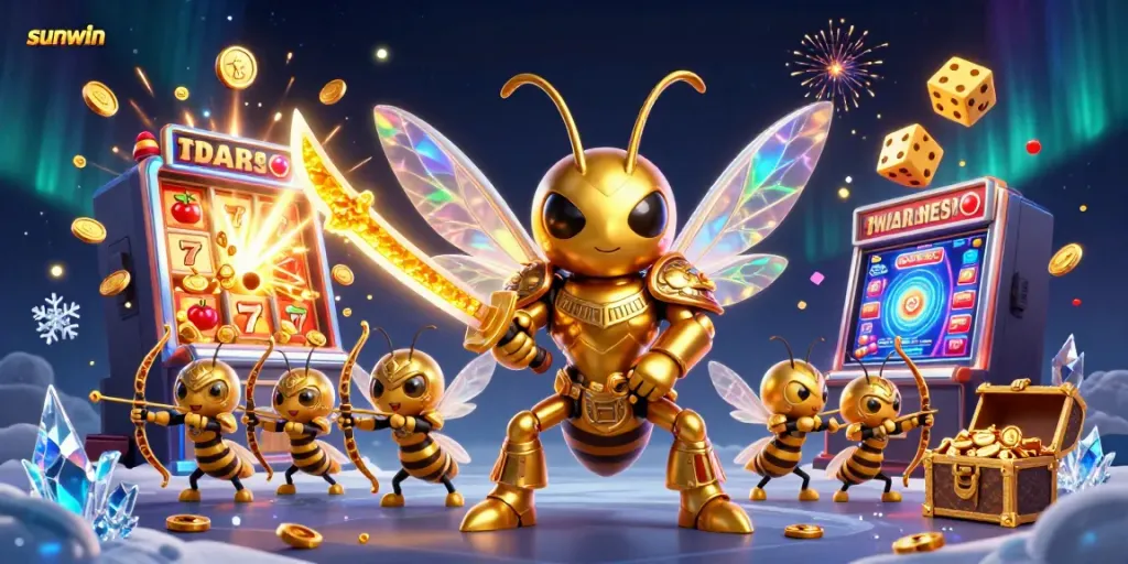 Experience exciting gameplay at sunwin with vibrant slots and immersive gaming characters in action.