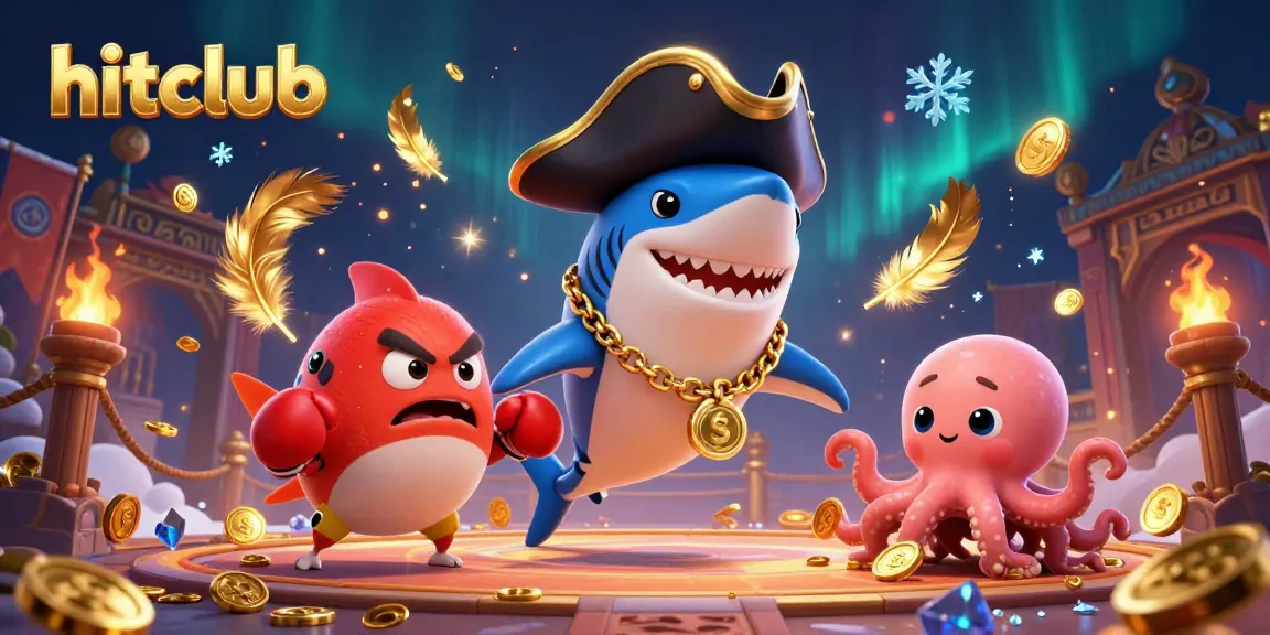 Engage with thrilling experiences at hitclub through vibrant 3D animated characters and a dynamic casino setting.