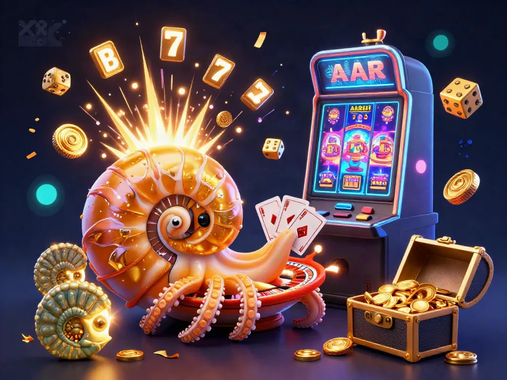 Experience the excitement of XX8 with a giant nautilus roulette wheel and jackpot slot machine bursting with treasures.