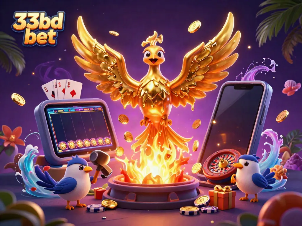 Experience the thrill of 33bd bet with golden phoenix and dynamic casino elements.