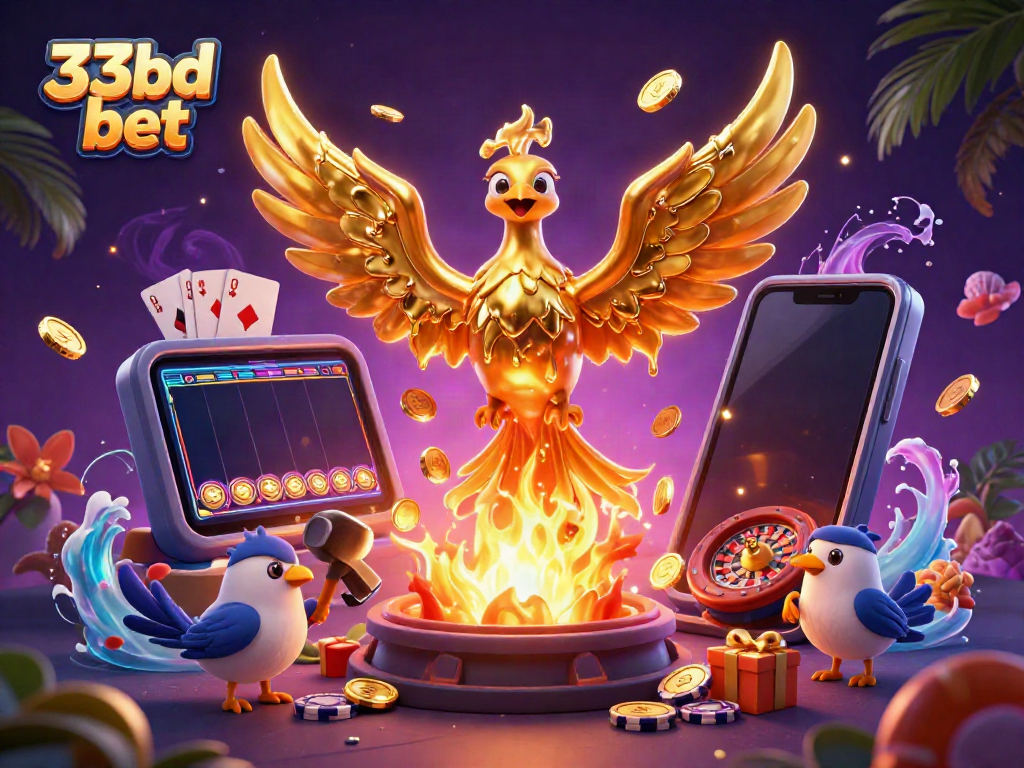 Experience the thrill of 33bd bet with golden phoenix and dynamic casino elements.