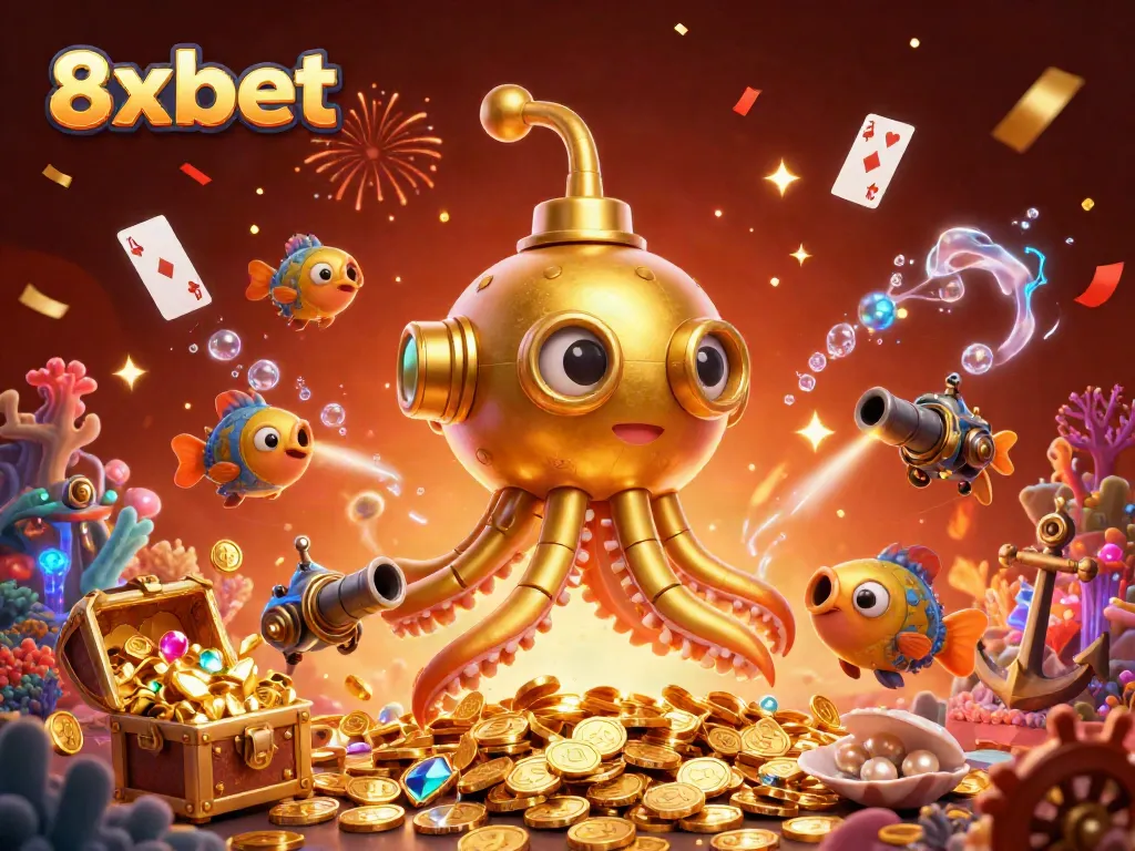 Experience exciting gameplay with 8xbet: Join the online gaming adventure filled with golden treasures.