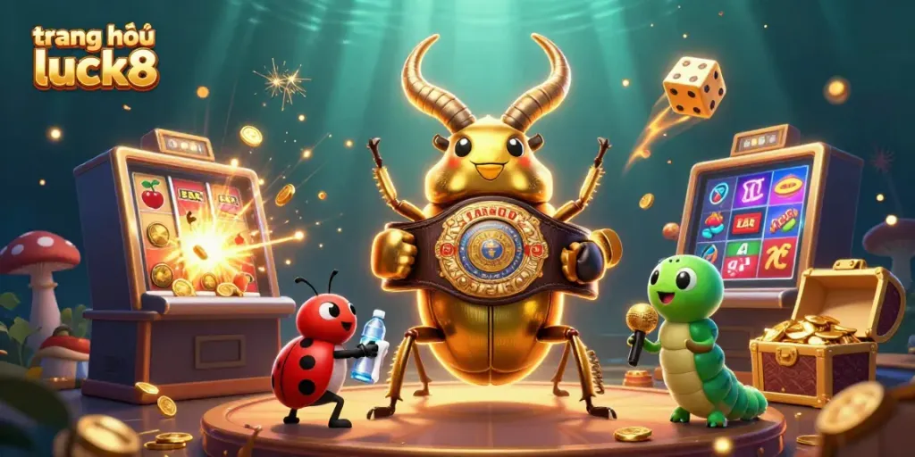 Experience the thrill of jackpot wins at trang chủ luck8 with vibrant casino action and colorful characters.