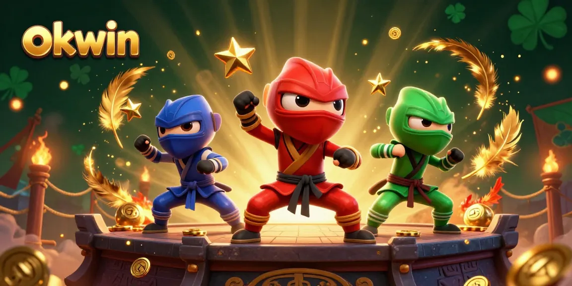 Experience thrilling action with okwin’s dynamic casino gameplay featuring ninja chameleons and golden tokens.