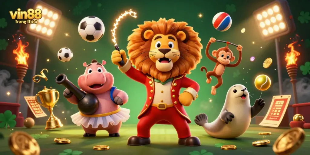 Experience the excitement of betting at vin88 trang chủ with vibrant 3D fantasy characters in action.