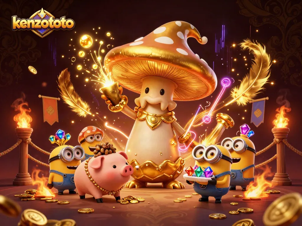 Kenzototo immerses players in a magical gaming experience featuring treasures and dynamic elements.