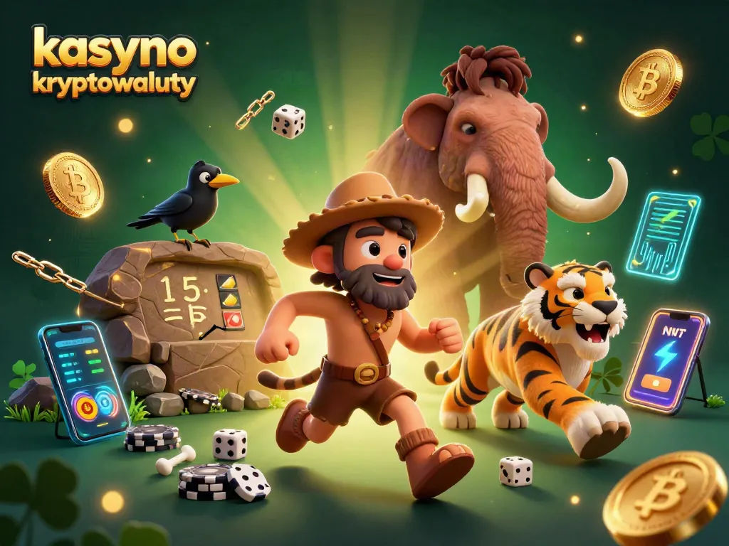 Experience gaming thrills at kasyno kryptowaluty with unique characters like cavemen and crypto coins!