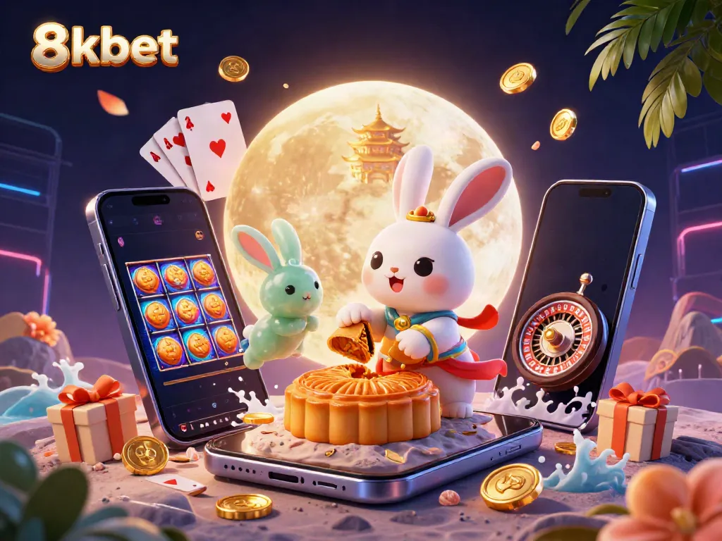 Experience thrilling gameplay with 8xbet as the moon rabbit reveals hidden treasures in a vibrant casino world.