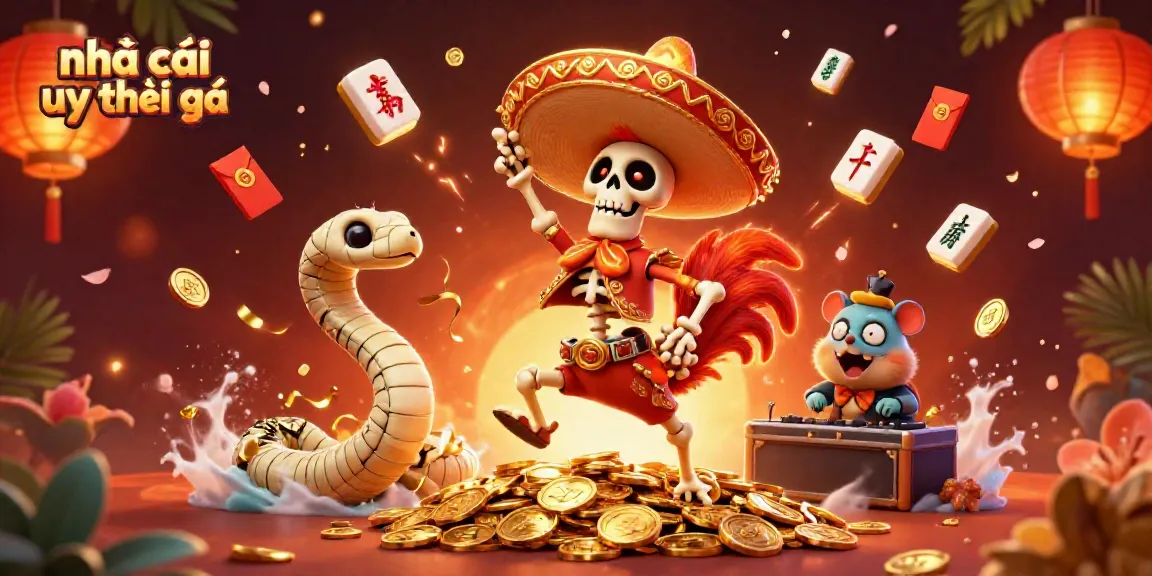 Experience the excitement of nhà cái uy tín là gì with vibrant 3D characters amidst dazzling casino elements.