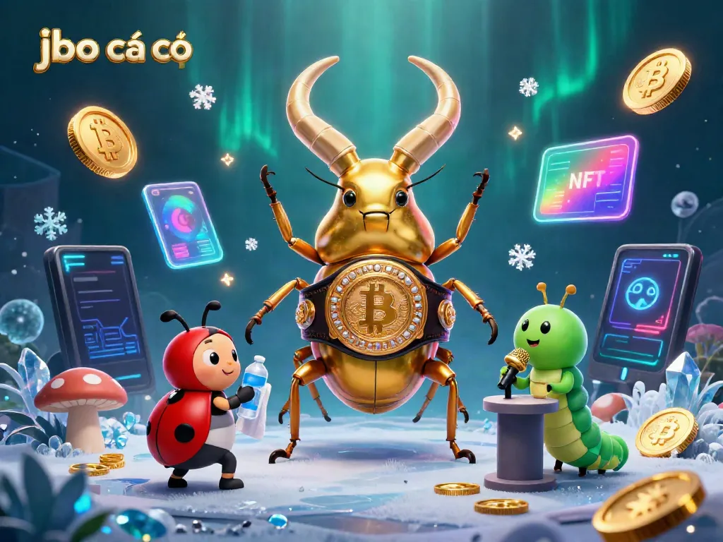 Engage in jbo cá cược with vibrant 3D characters showcasing an action-packed betting scene with crypto elements.
