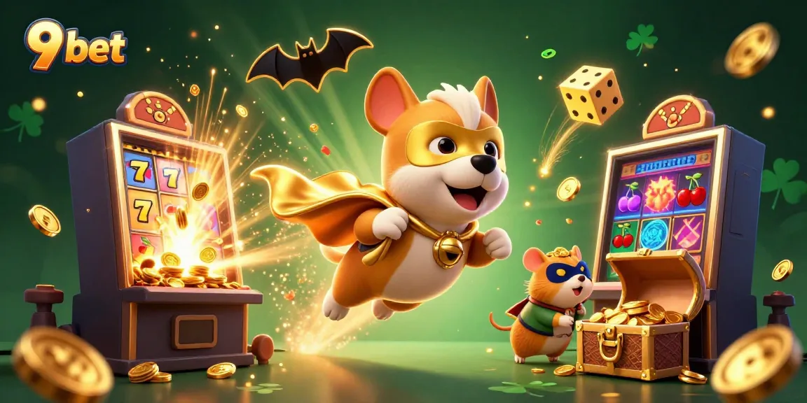 Join the action with 9 bet featuring superhero characters and dynamic casino elements in a vibrant illustration.