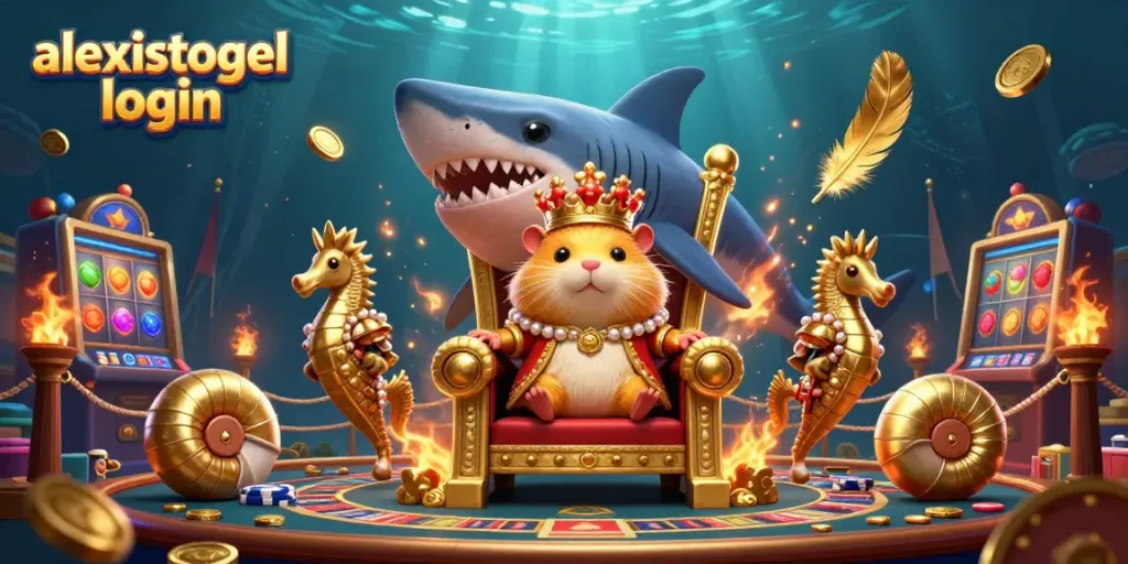 Aktivitas mengasyikkan di alexistogel login dengan karakter kasino dan elemen slot menarik.