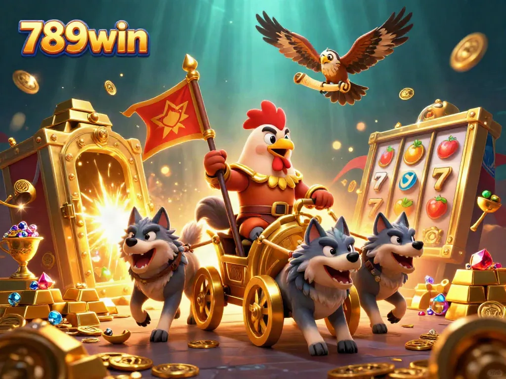 Experience thrilling wins at 789win with a dynamic casino adventure featuring a rooster warlord.
